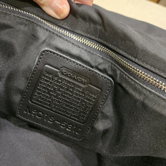 COACH Bag, Large Vintage Coach Bag, Black Leather COACH Messenger BAG, Mens Gift